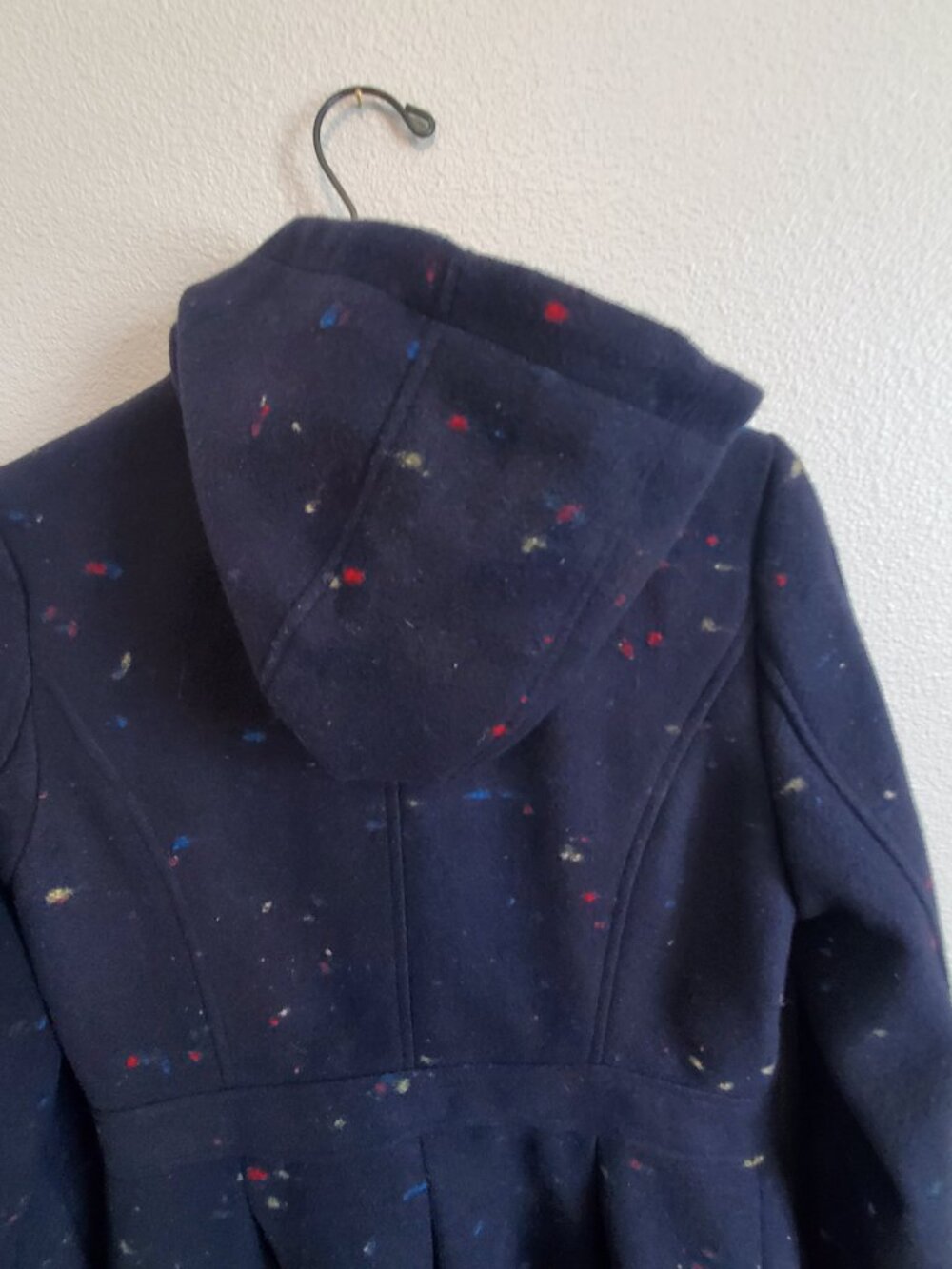 Modcloth Navy Speckled Toggle Coat - Picture 8 of 12